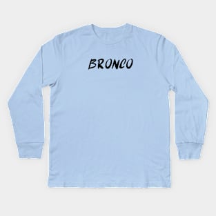 Bronco Kids Long Sleeve T-Shirt